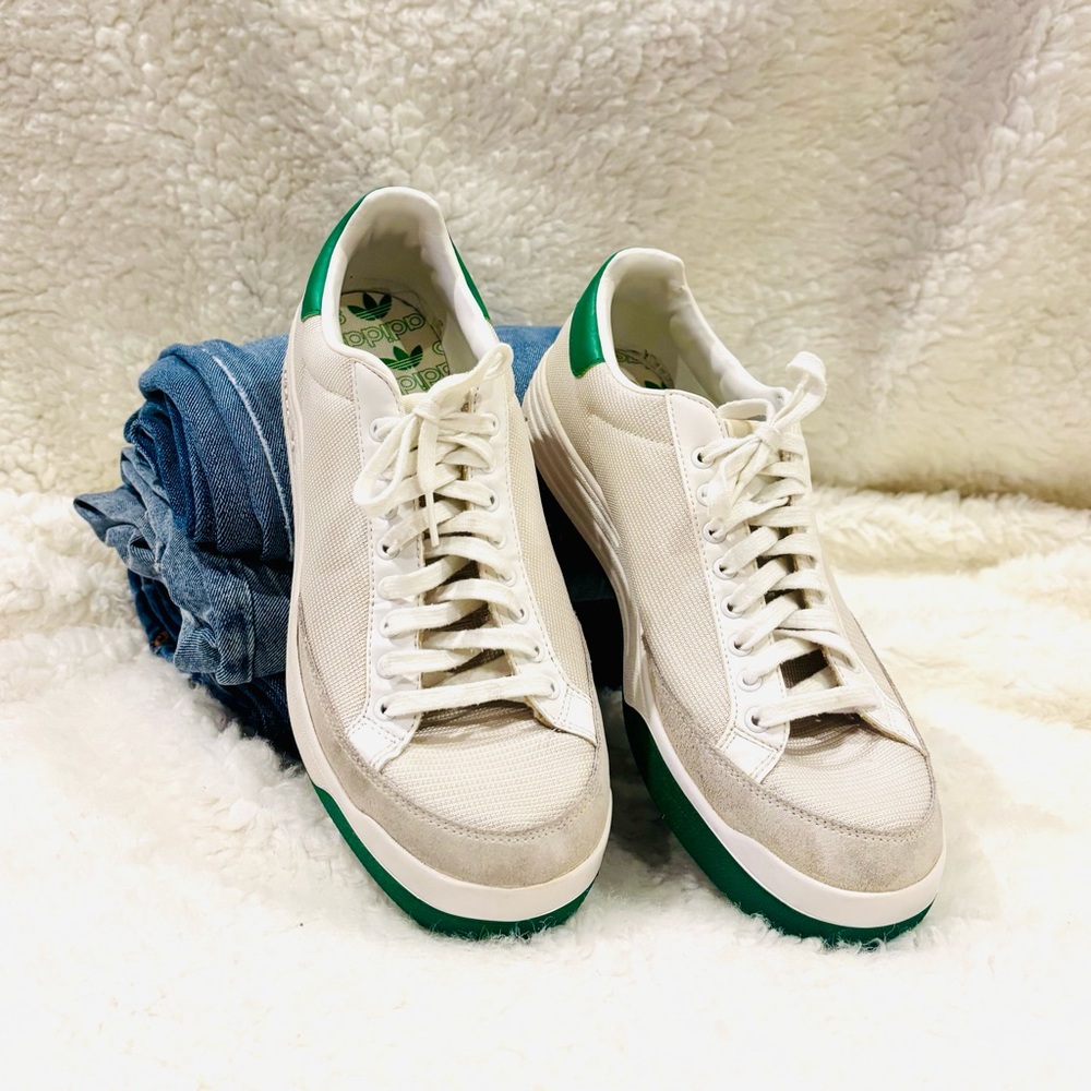Adidas Rod Laver White Fairway Green Men's Sneakers